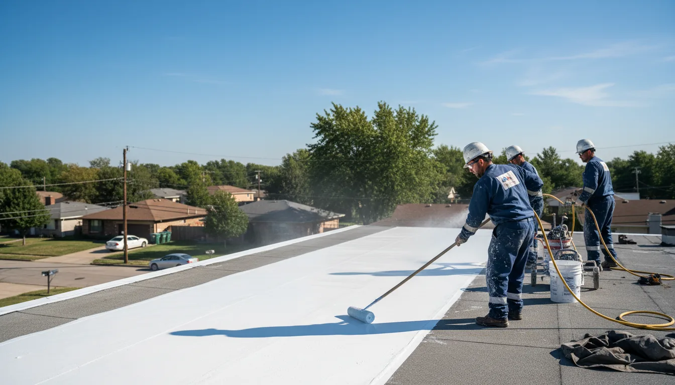 Commercial roof coating in Hendricks, WV near me